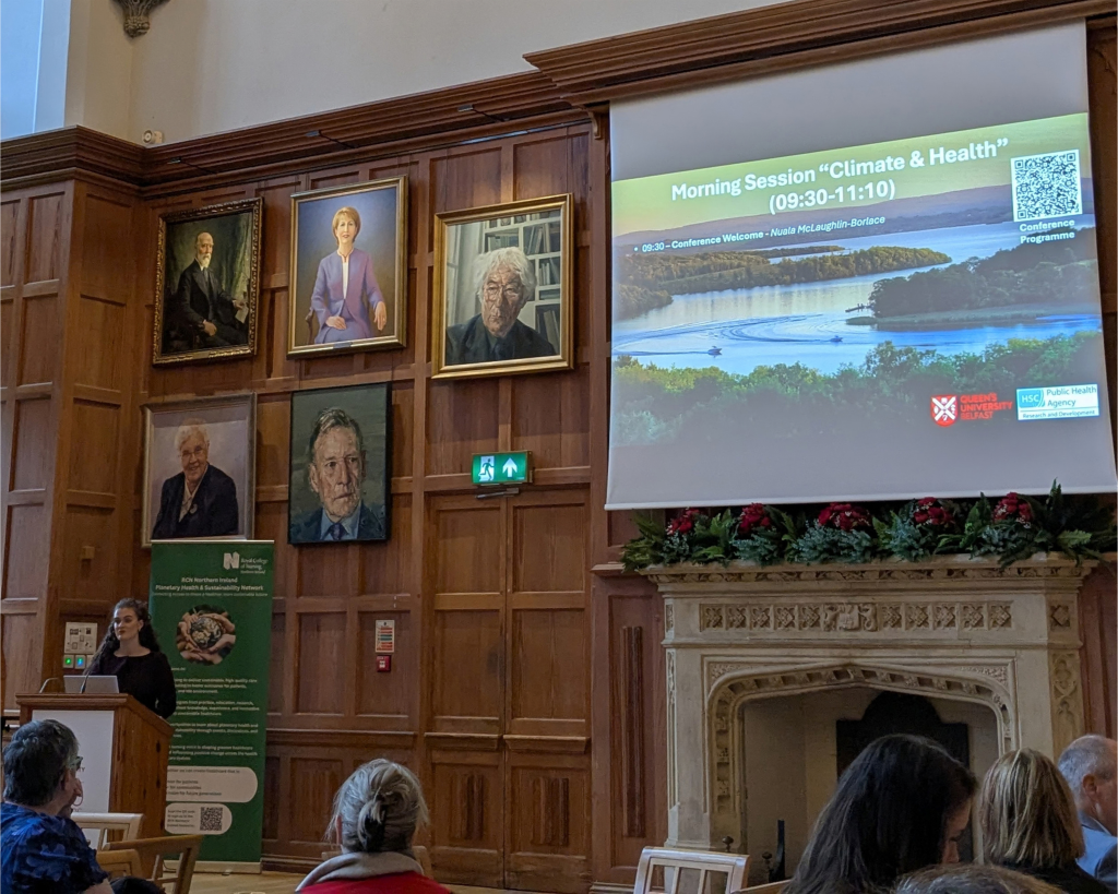 Speaker at climate conference